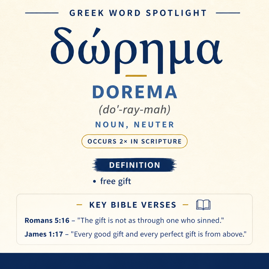 Understanding the Meaning of Dorema in Greek statistics