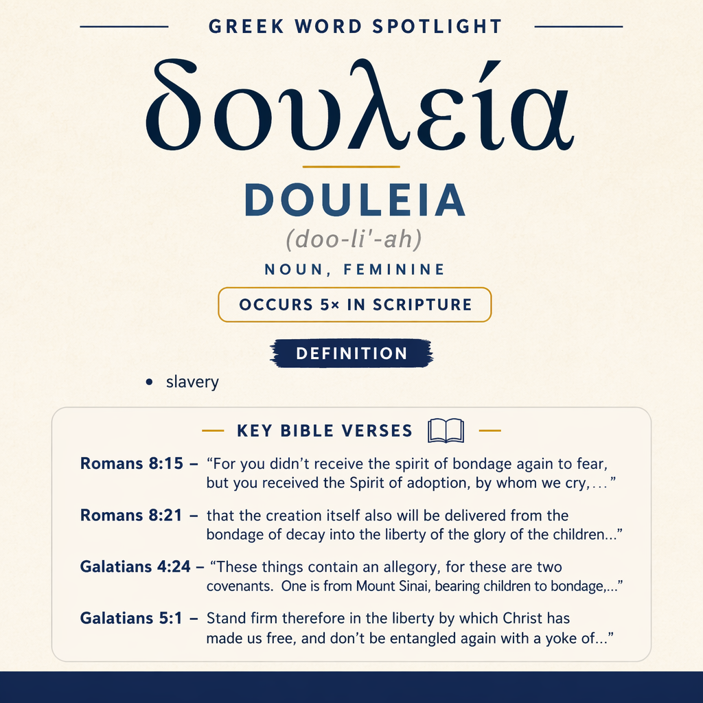Understanding the Meaning of Douleia in Greek statistics