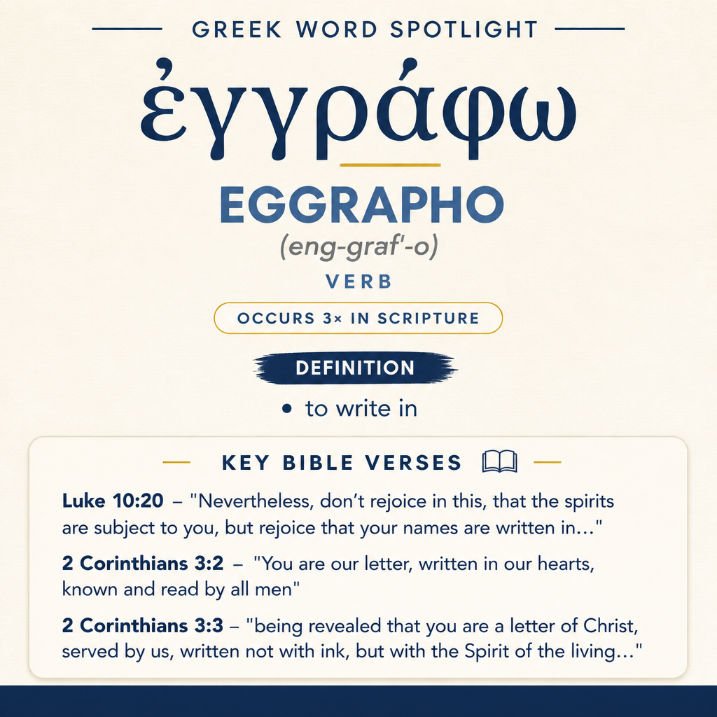 Understanding the Meaning of Eggrapho in Greek statistics