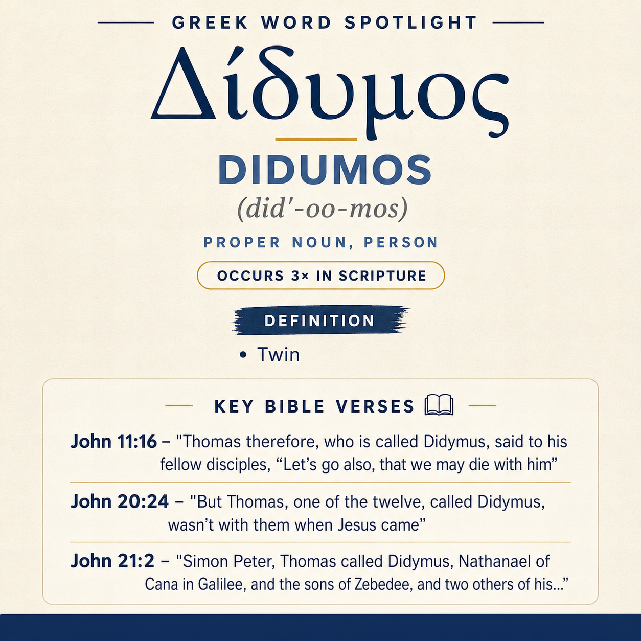 Understanding the Significance of Didumos in Greek statistics