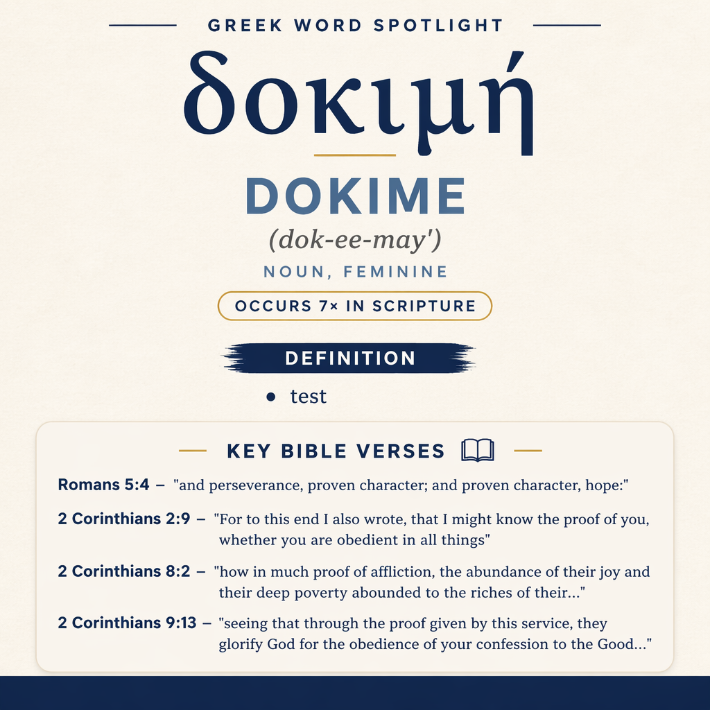 Understanding the Significance of Dokime in Greek statistics