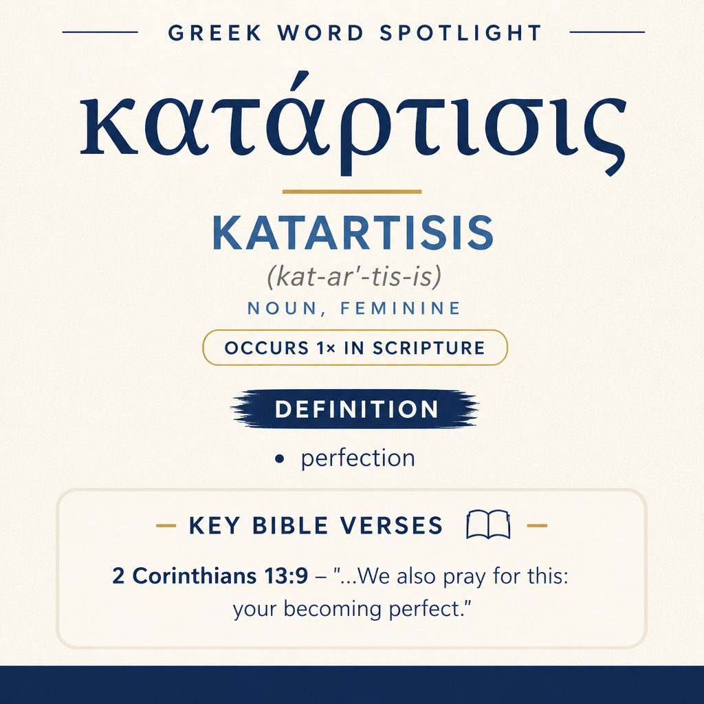 Exploring the Meaning of Katartisis in Greek statistics