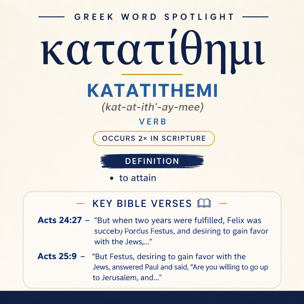 Exploring the Meaning of Katatithemi in Greek statistics