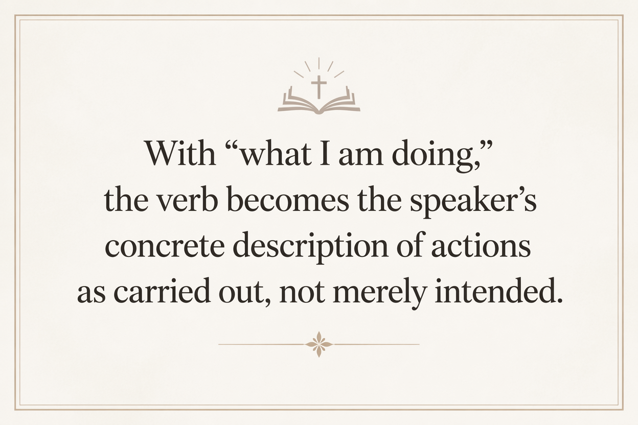 Key insight about Exploring the Meaning of Katergazomai in Greek