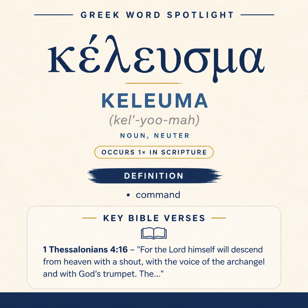 Exploring the Meaning of Keleuma in Greek statistics