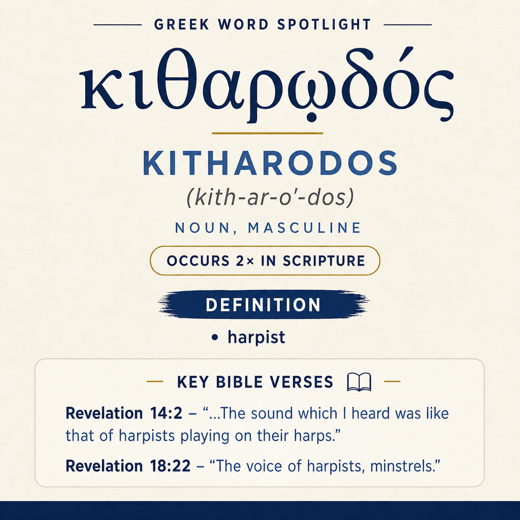 Exploring the Meaning of Kitharodos in Greek statistics