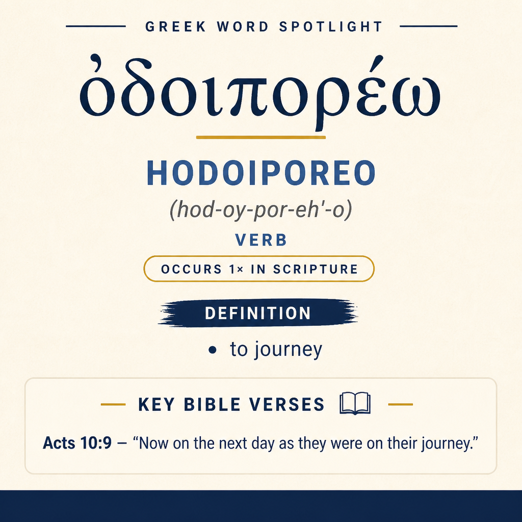 Exploring the Meaning of Hodoiporeo in Greek statistics