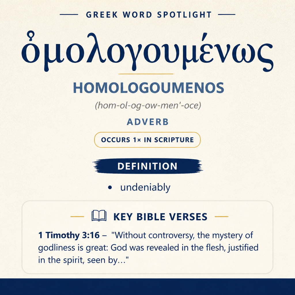 Exploring the Meaning of Homologoumenos in Greek statistics