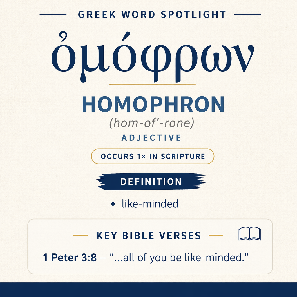 Exploring the Meaning of Homophron in Greek statistics