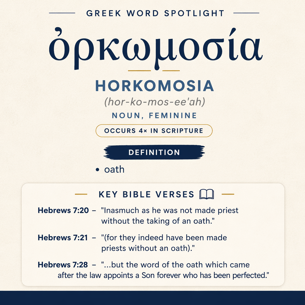 Exploring the Meaning of Horkomosia in Greek statistics