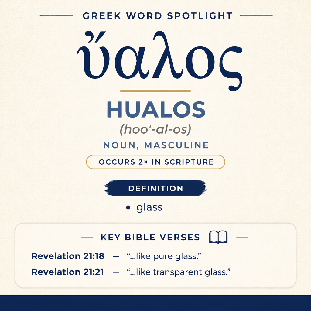 Exploring the Meaning of Hualos in Greek statistics