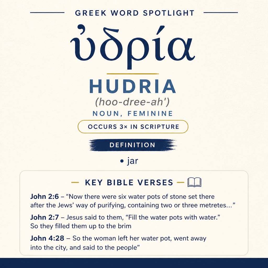 Exploring the Meaning of Hudria in Greek statistics
