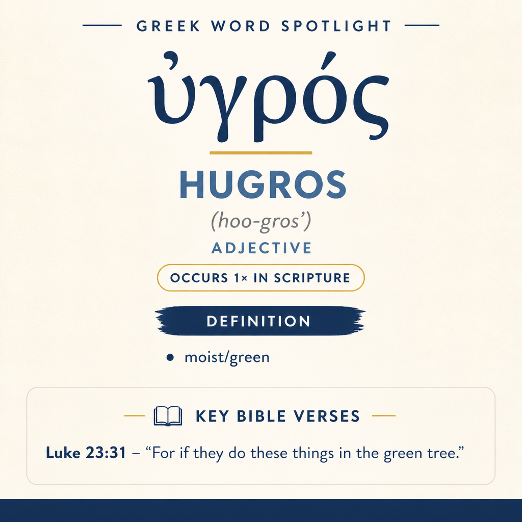 Exploring the Meaning of Hugros in Greek statistics