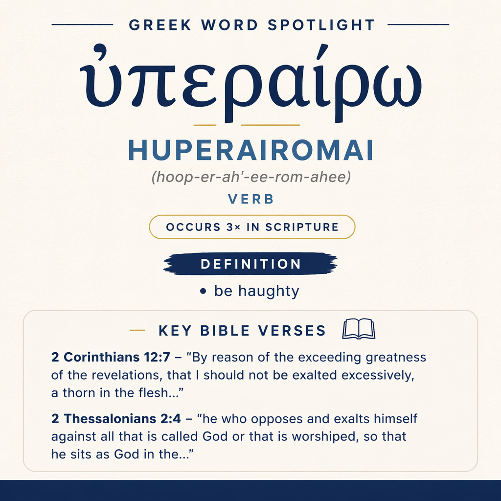 Exploring the Meaning of Huperairomai in Greek statistics