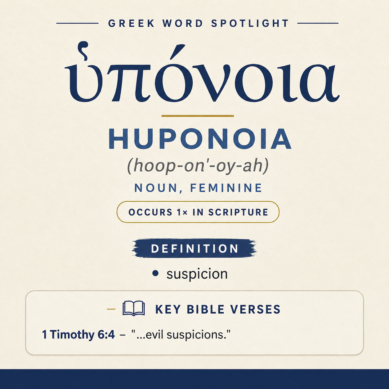 Exploring the Meaning of Huponoia in Greek statistics