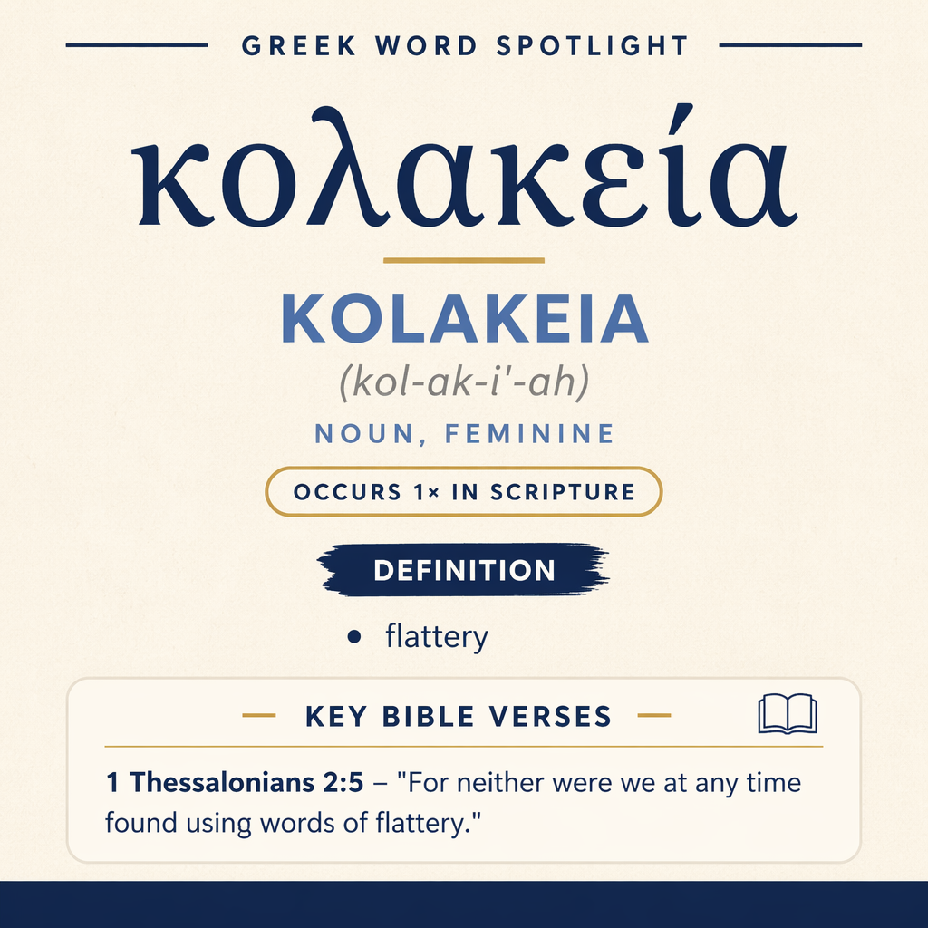 Exploring the Meaning of Kolakeia in Greek statistics