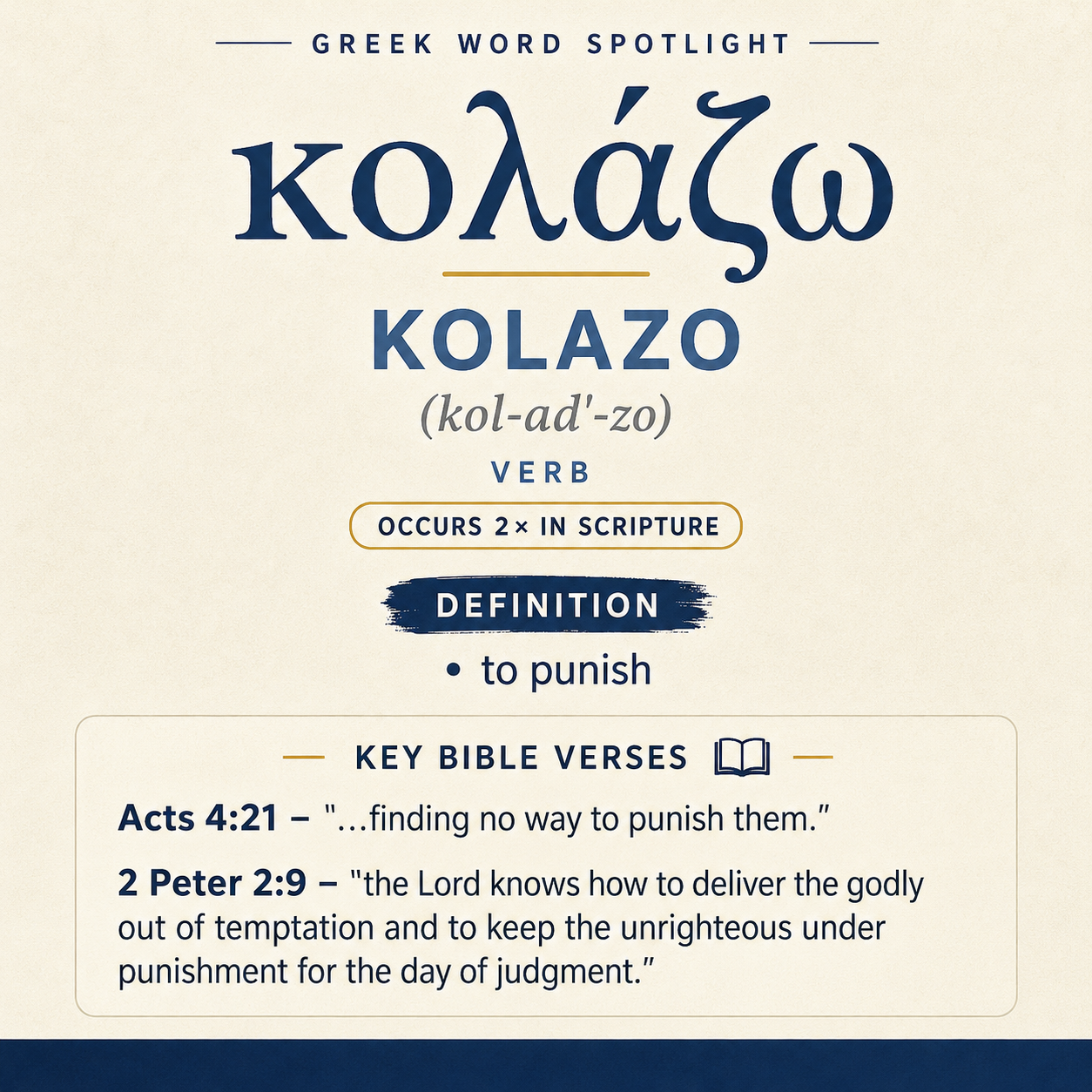 Exploring the Meaning of Kolazo in Greek statistics