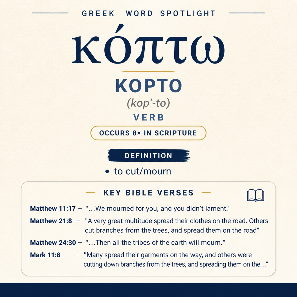 Exploring the Meaning of Kopto in Greek statistics