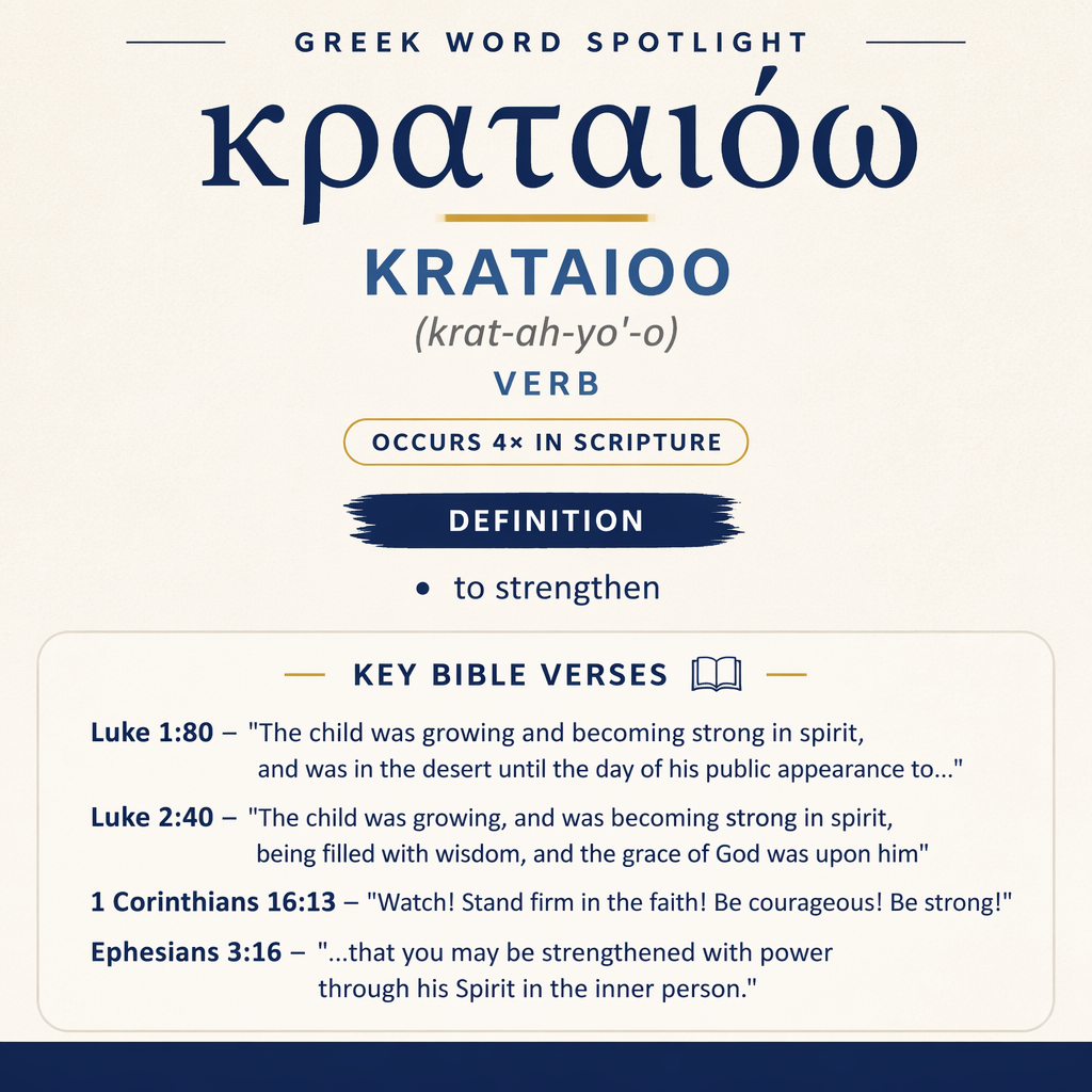 Exploring the Meaning of Krataioo in Greek statistics