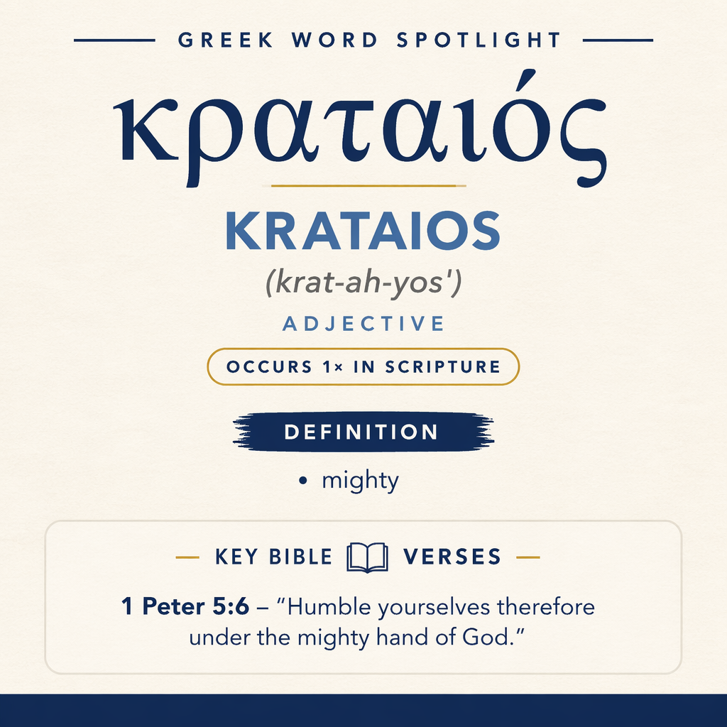 Exploring the Meaning of Krataios in Greek statistics