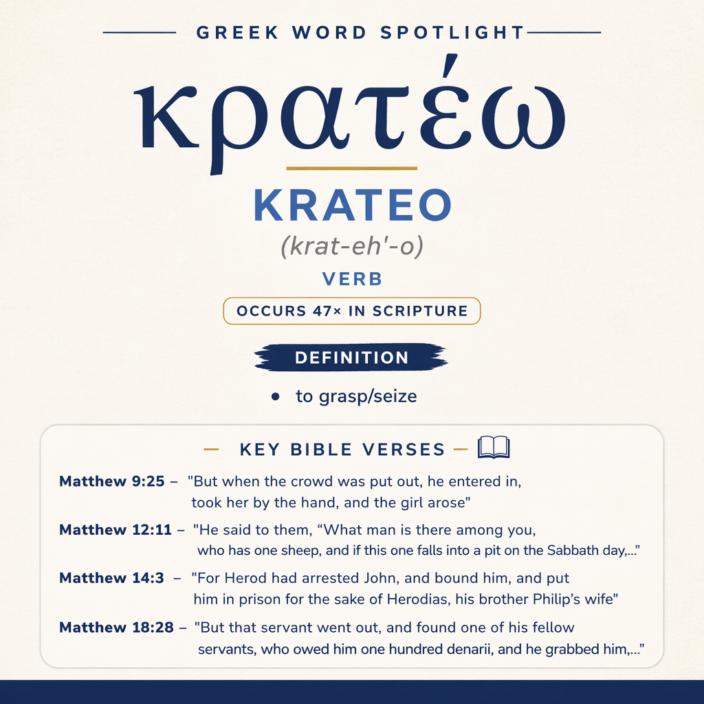 Exploring the Meaning of Krateo in Greek statistics
