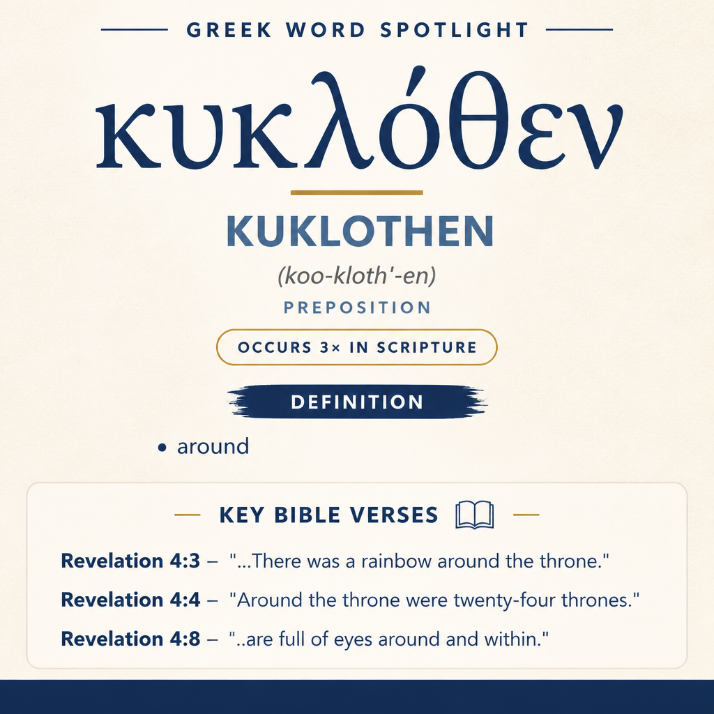 Exploring the Meaning of Kuklothen in Greek statistics