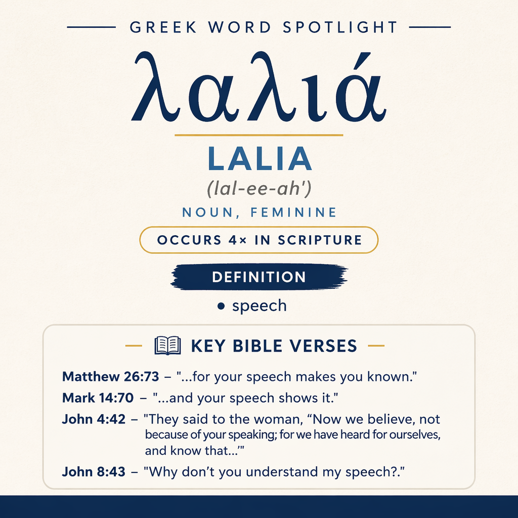 Exploring the Meaning of Lalia in Greek statistics