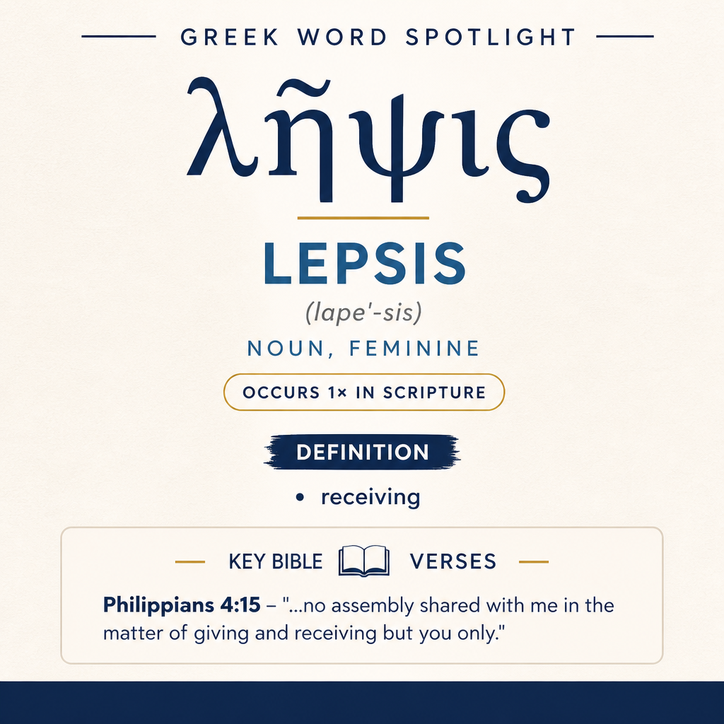 Exploring the Meaning of Lepsis in Greek statistics