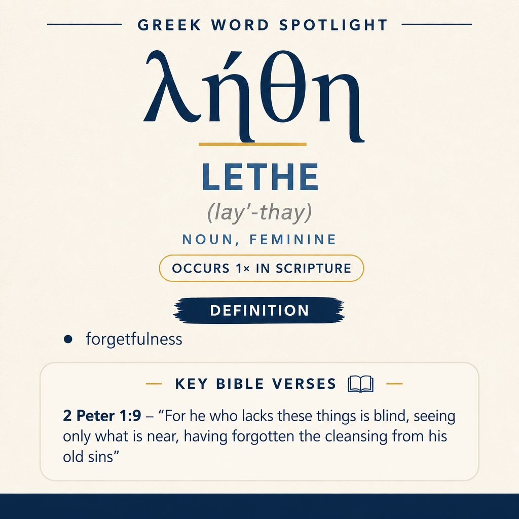 Exploring the Meaning of Lethe in Greek statistics