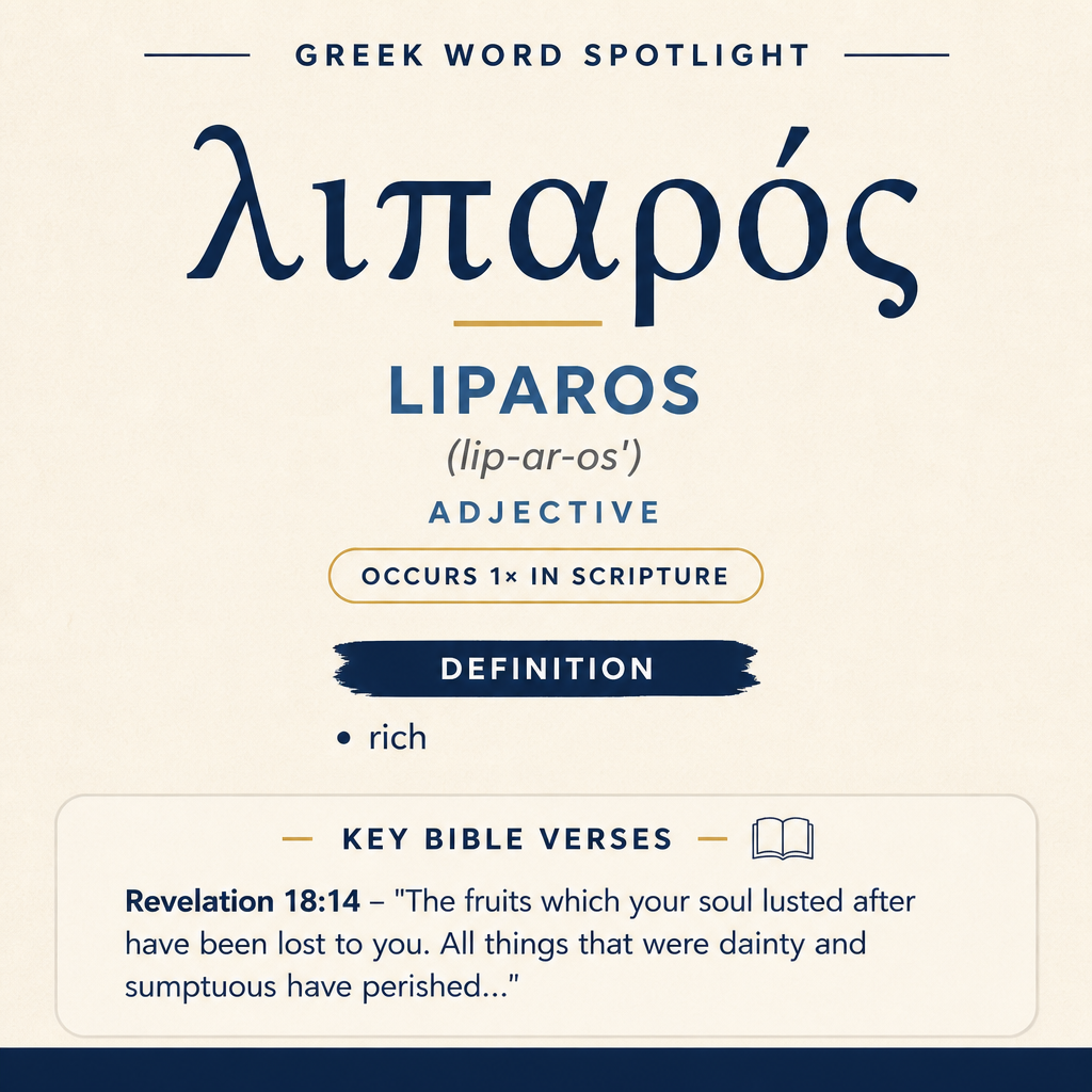 Exploring the Meaning of Liparos in Greek statistics