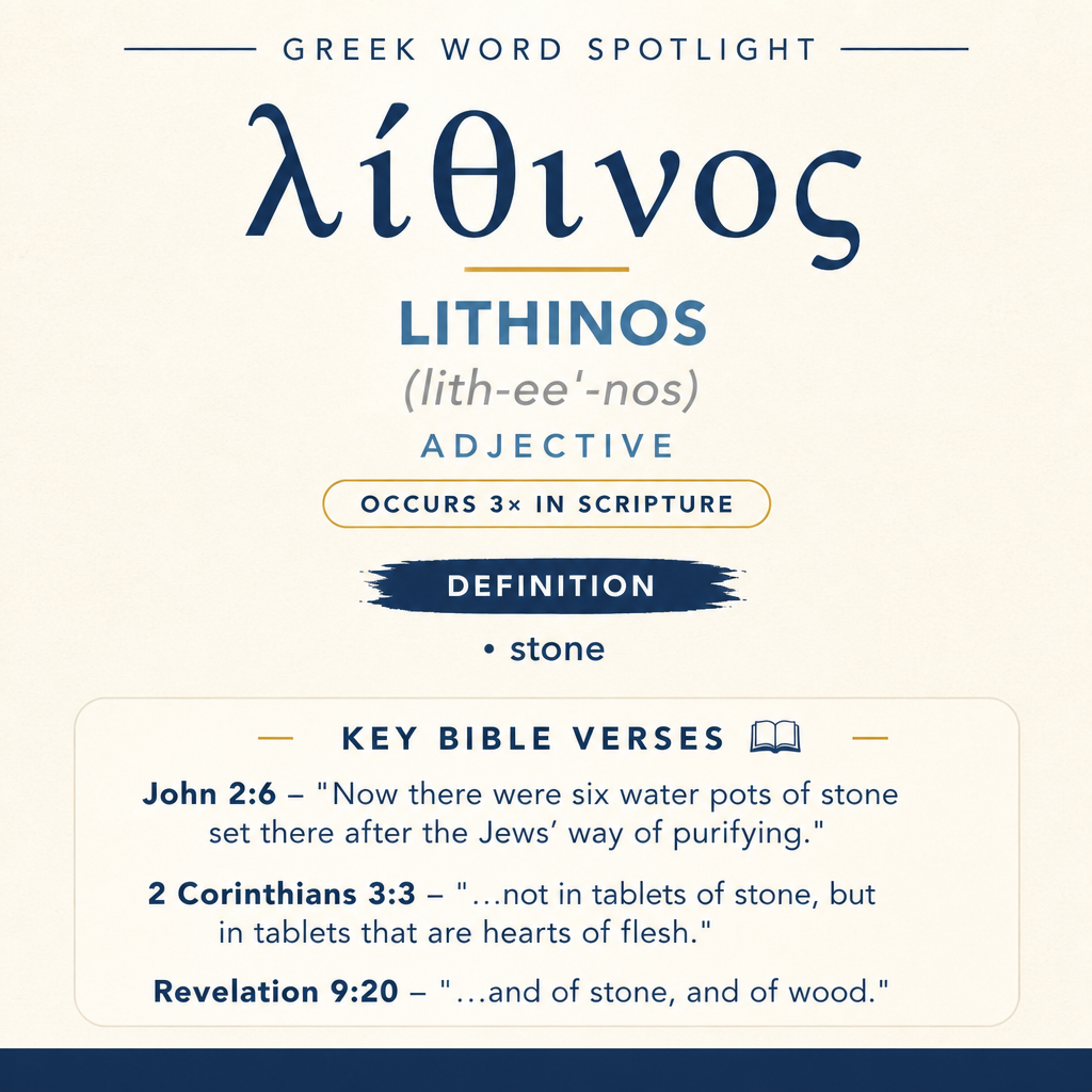 Exploring the Meaning of Lithinos in Greek statistics