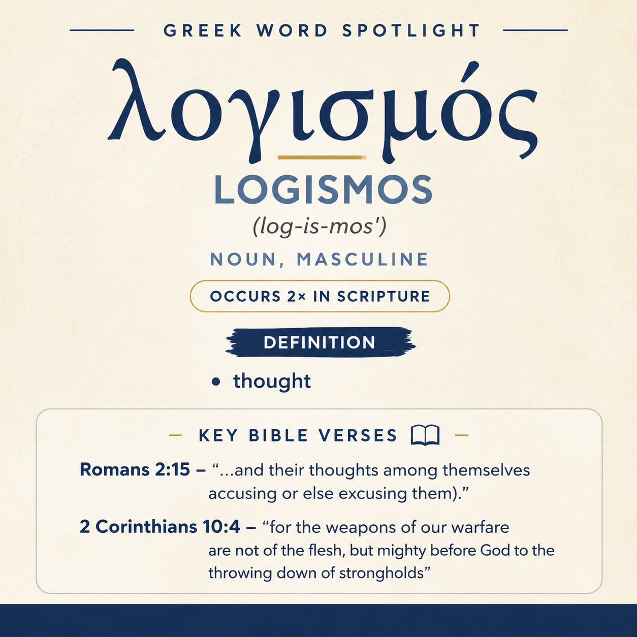 Exploring the Meaning of Logismos in Greek statistics