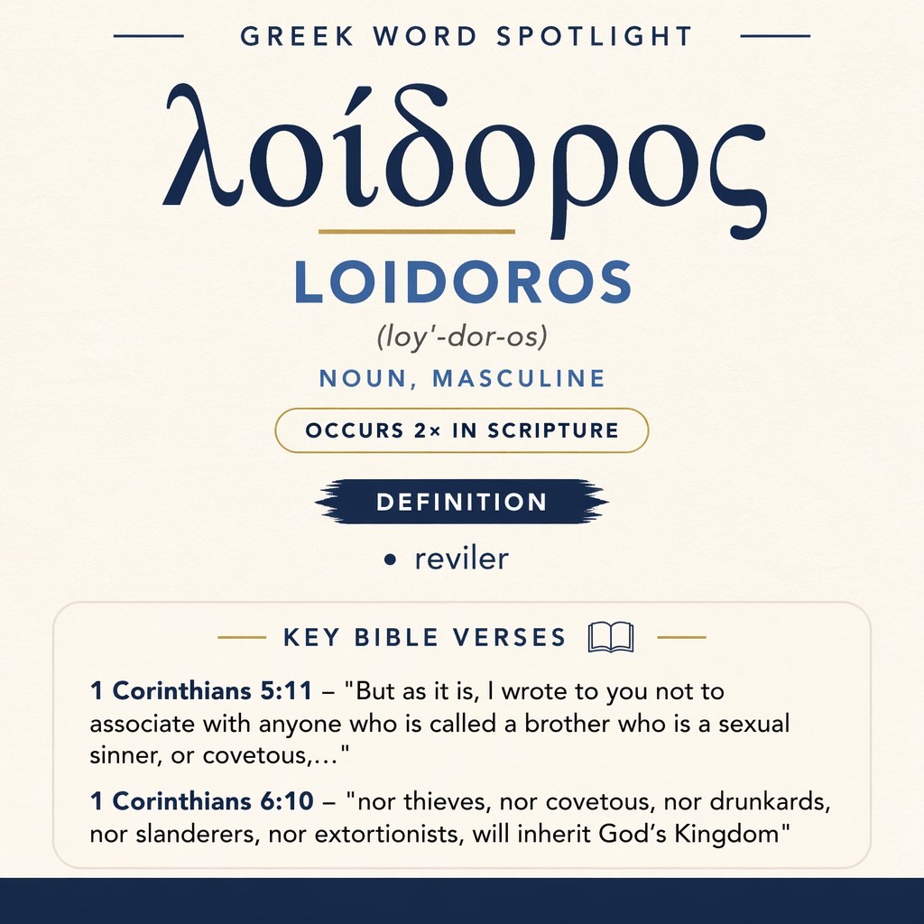 Exploring the Meaning of Loidoros in Greek statistics