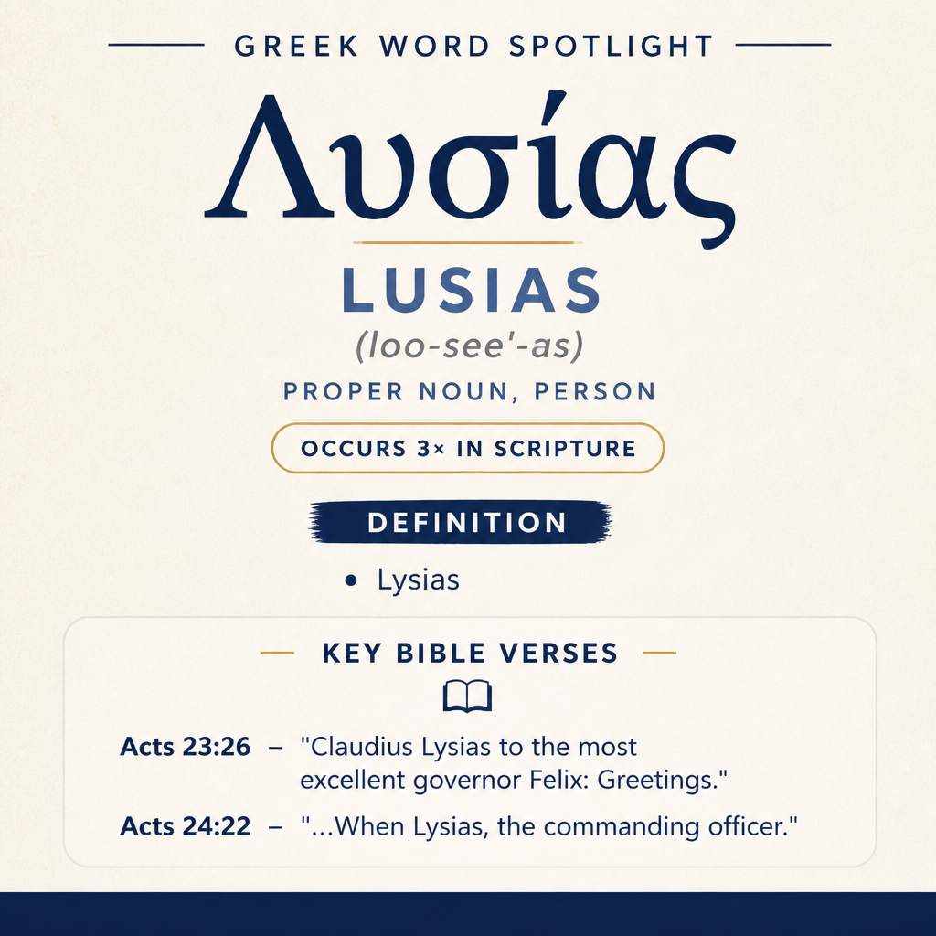 Exploring the Meaning of Lusias in Greek statistics