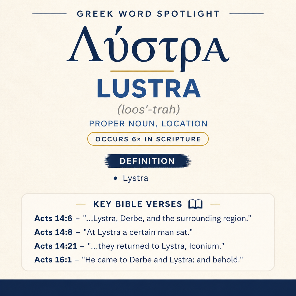 Exploring the Meaning of Lustra in Greek statistics
