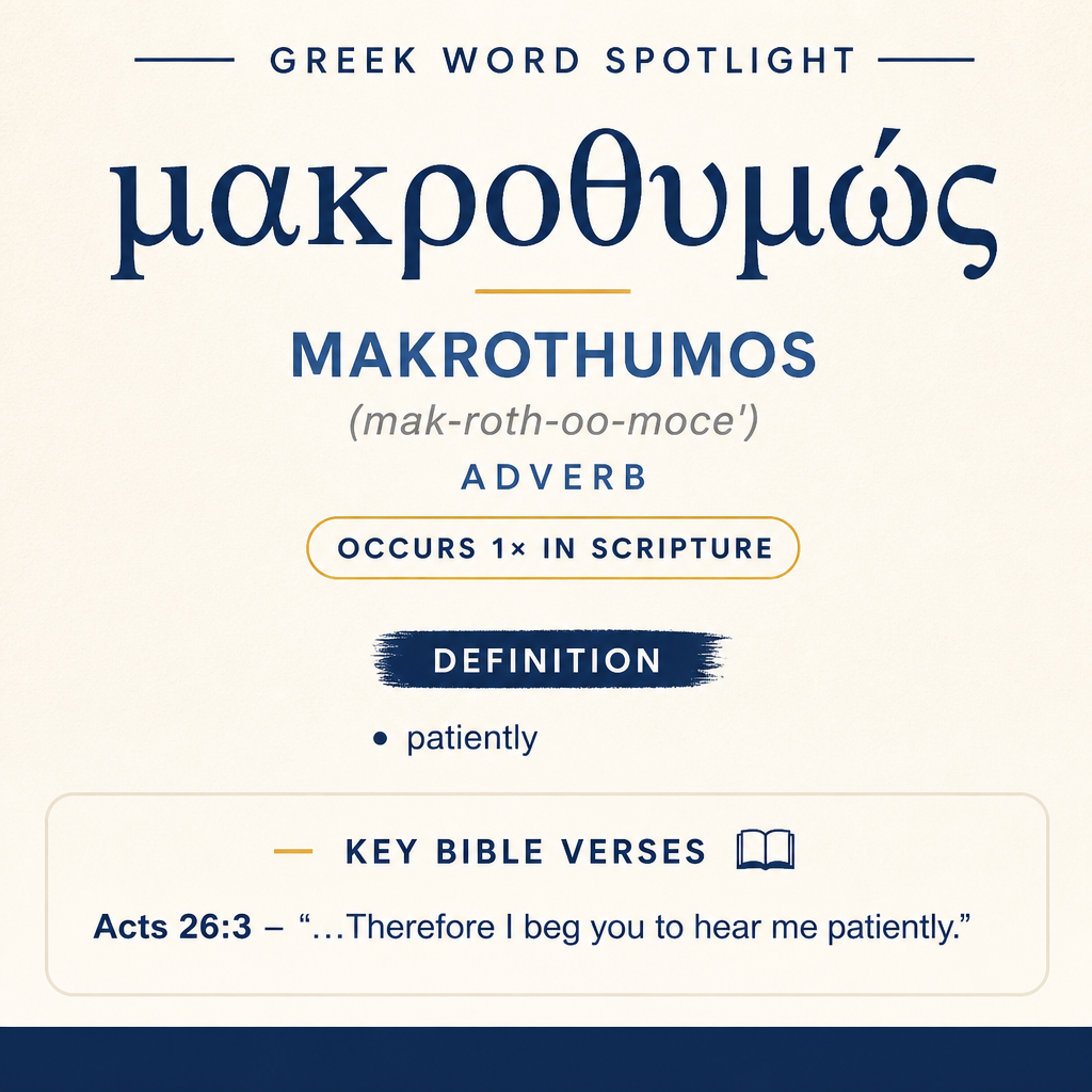 Exploring the Meaning of Makrothumos in Greek statistics