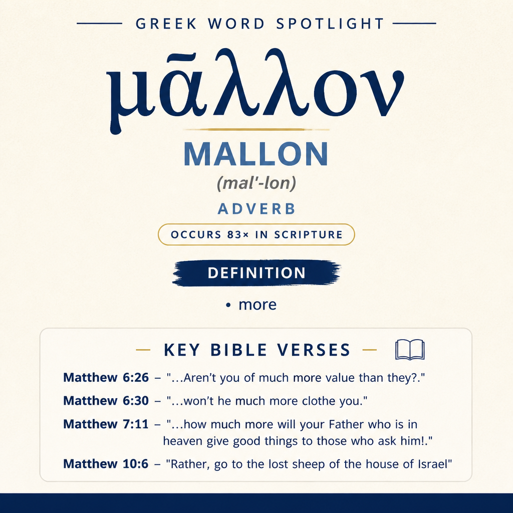 Exploring the Meaning of Mallon in Greek statistics