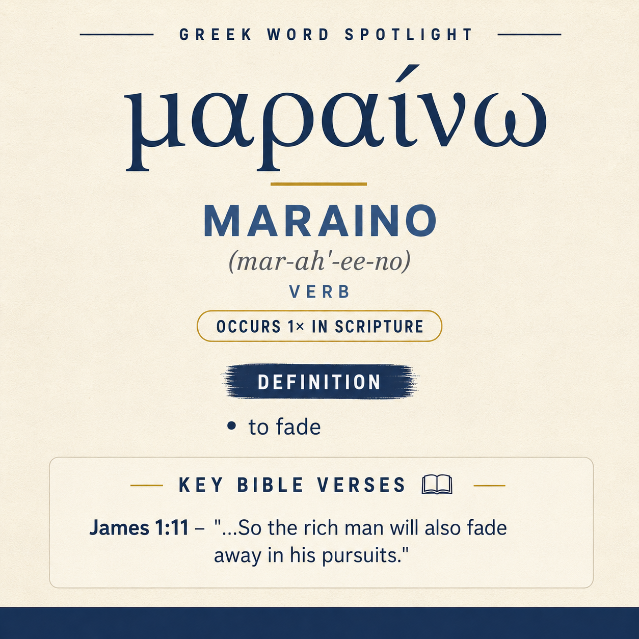 Exploring the Meaning of Maraino in Greek statistics