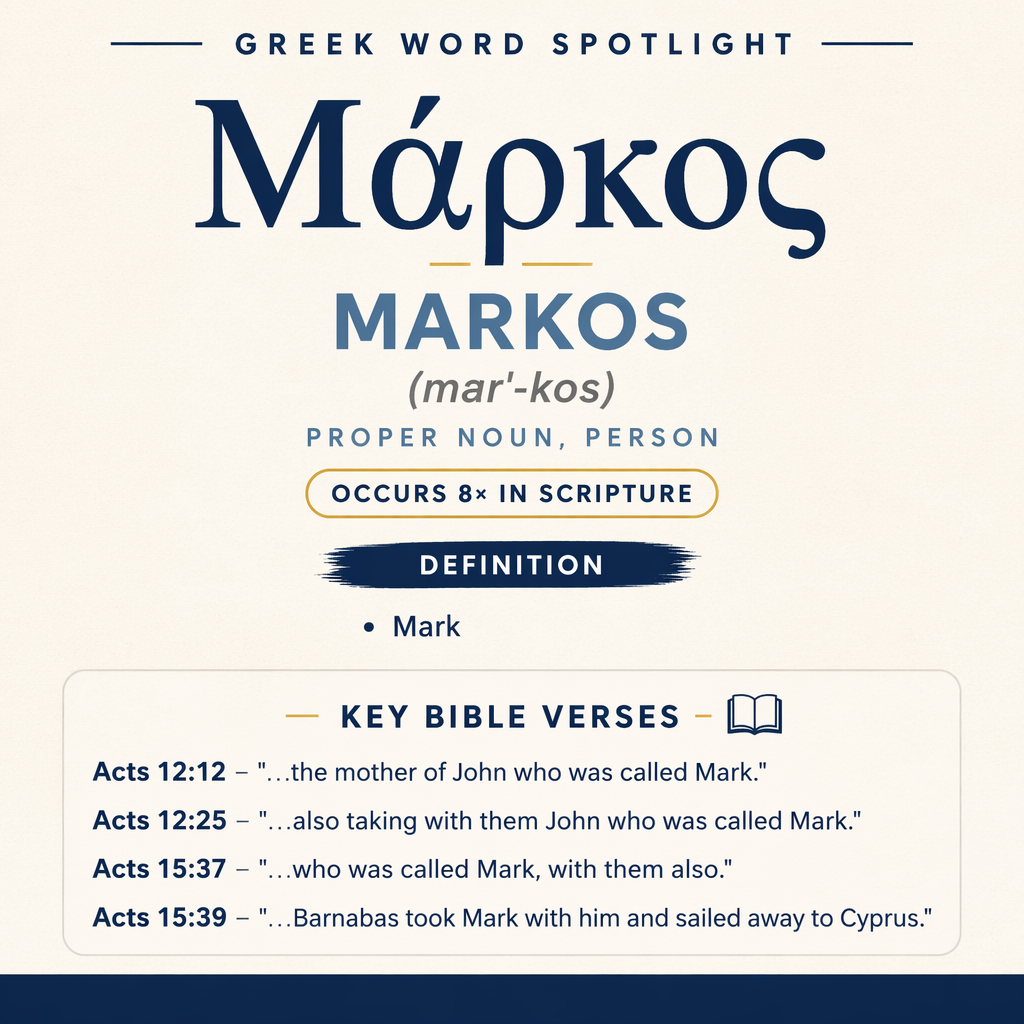 Exploring the Meaning of Markos in Greek statistics