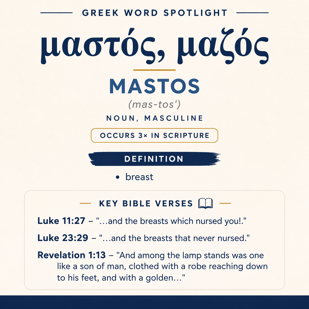 Exploring the Meaning of Mastos in Greek statistics