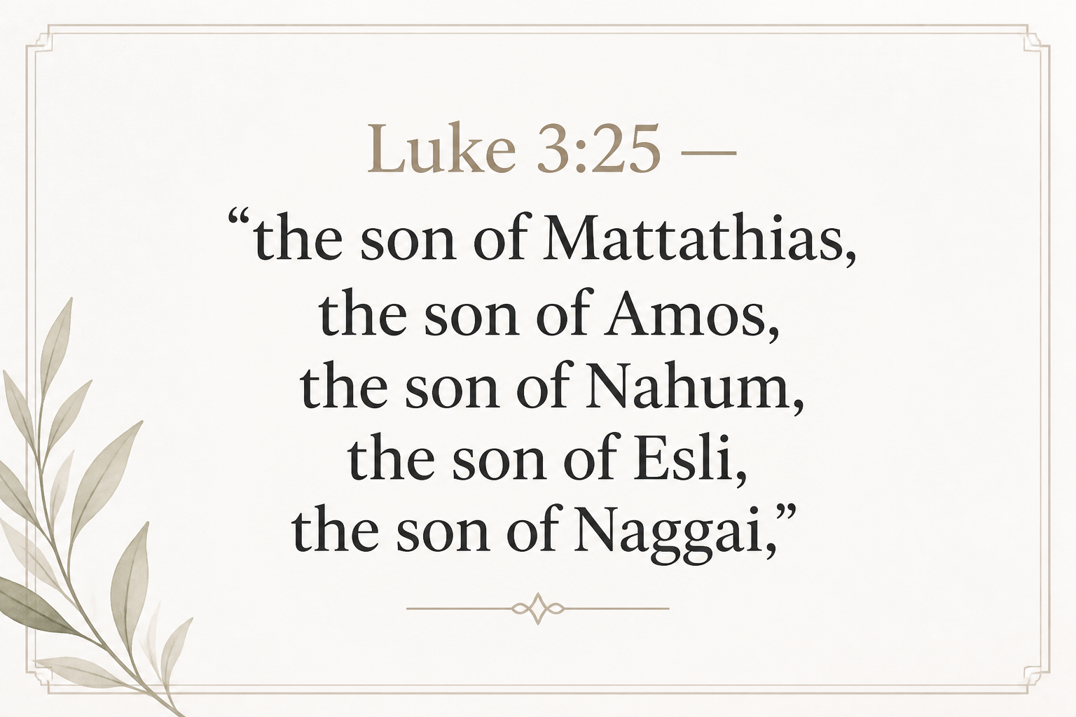 Key insight about Exploring the Meaning of Mattathias in Greek