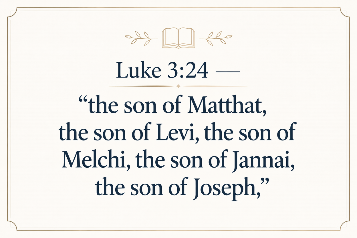 Key insight about Exploring the Meaning of Matthat in Greek