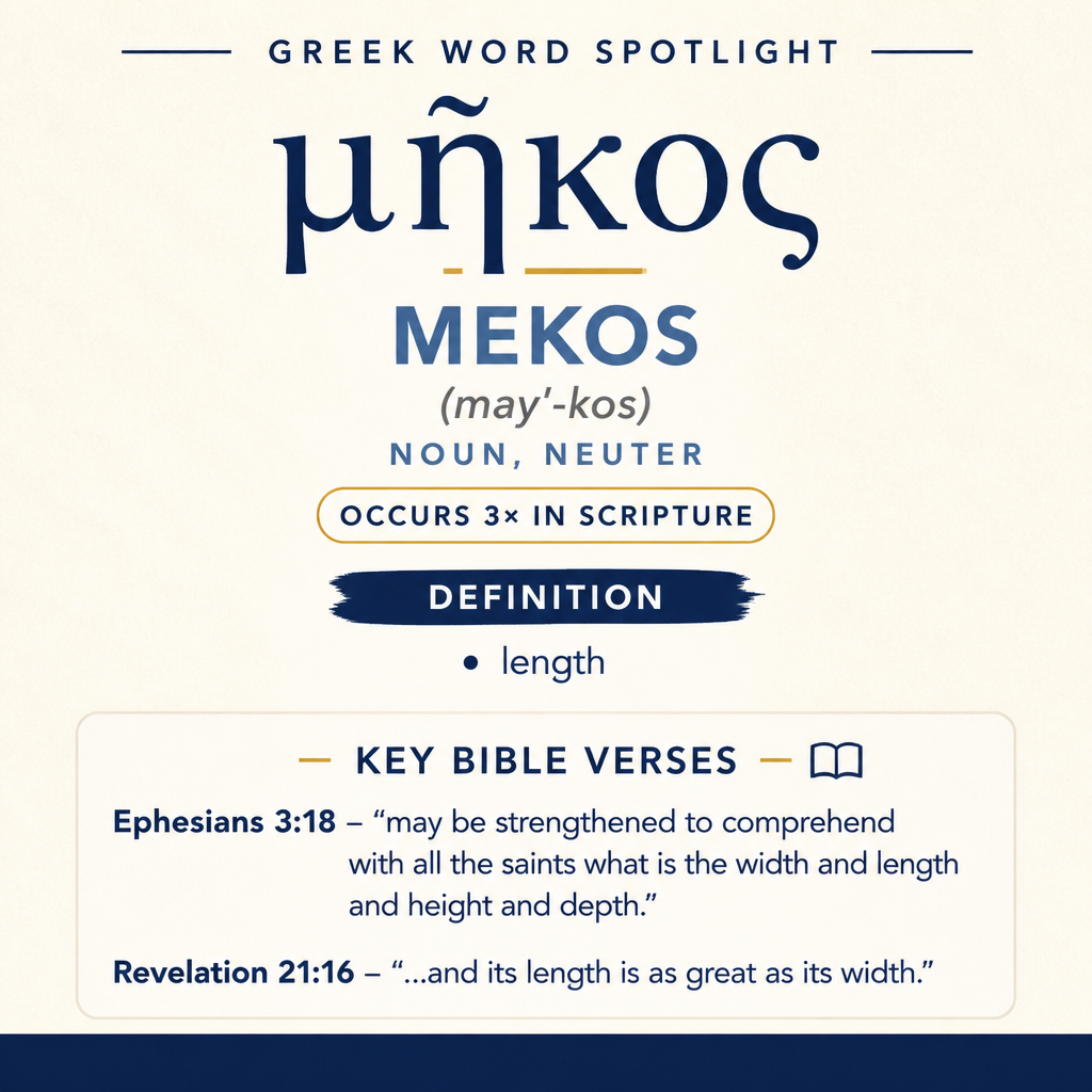 Exploring the Meaning of Mekos in Greek statistics