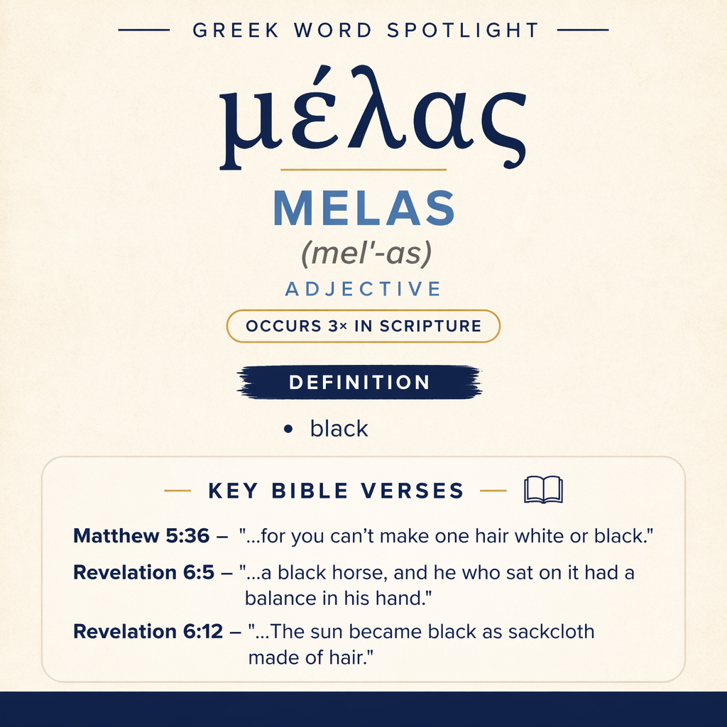 Exploring the Meaning of Melas in Greek statistics
