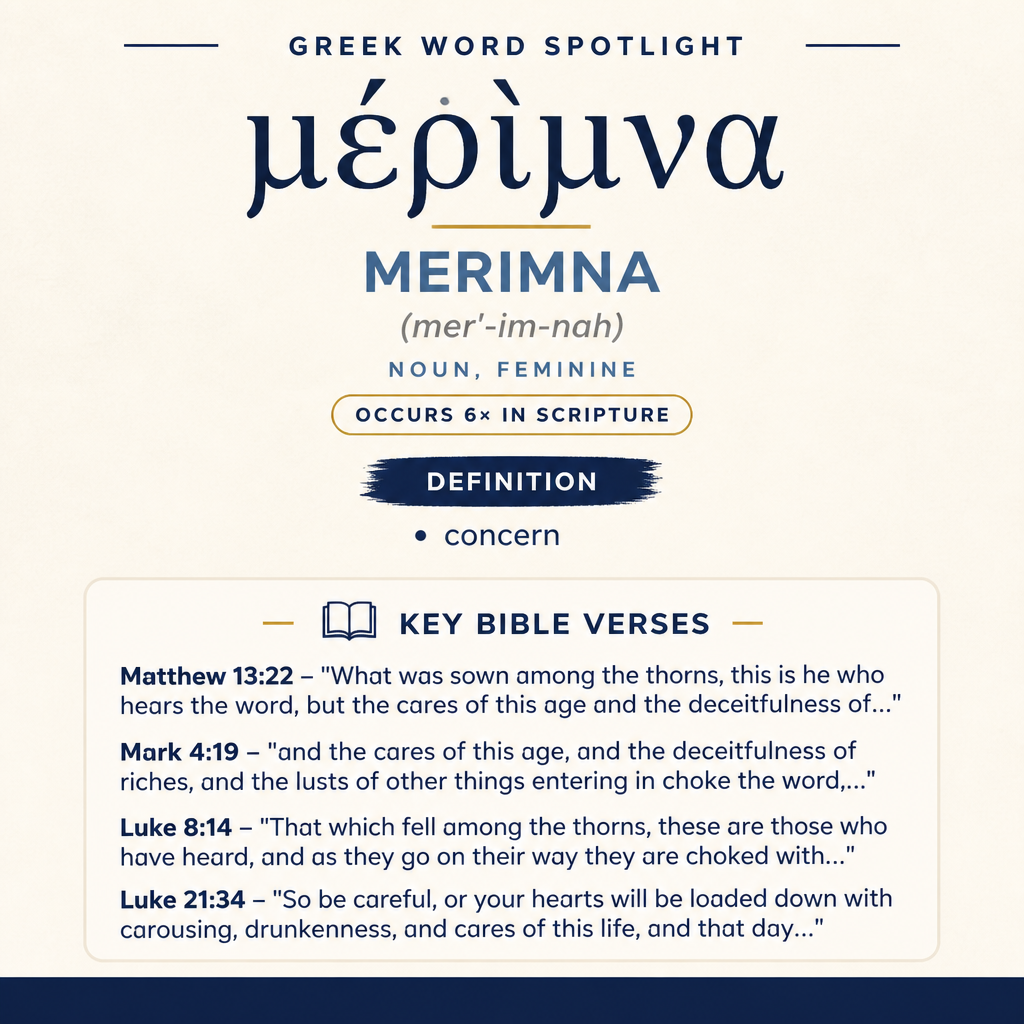 Exploring the Meaning of Merimna in Greek statistics