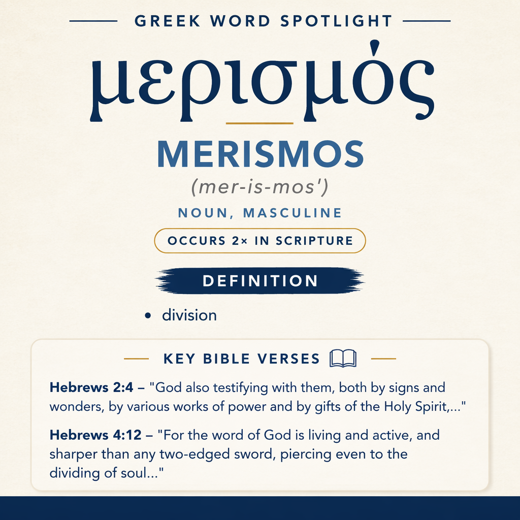 Exploring the Meaning of Merismos in Greek statistics