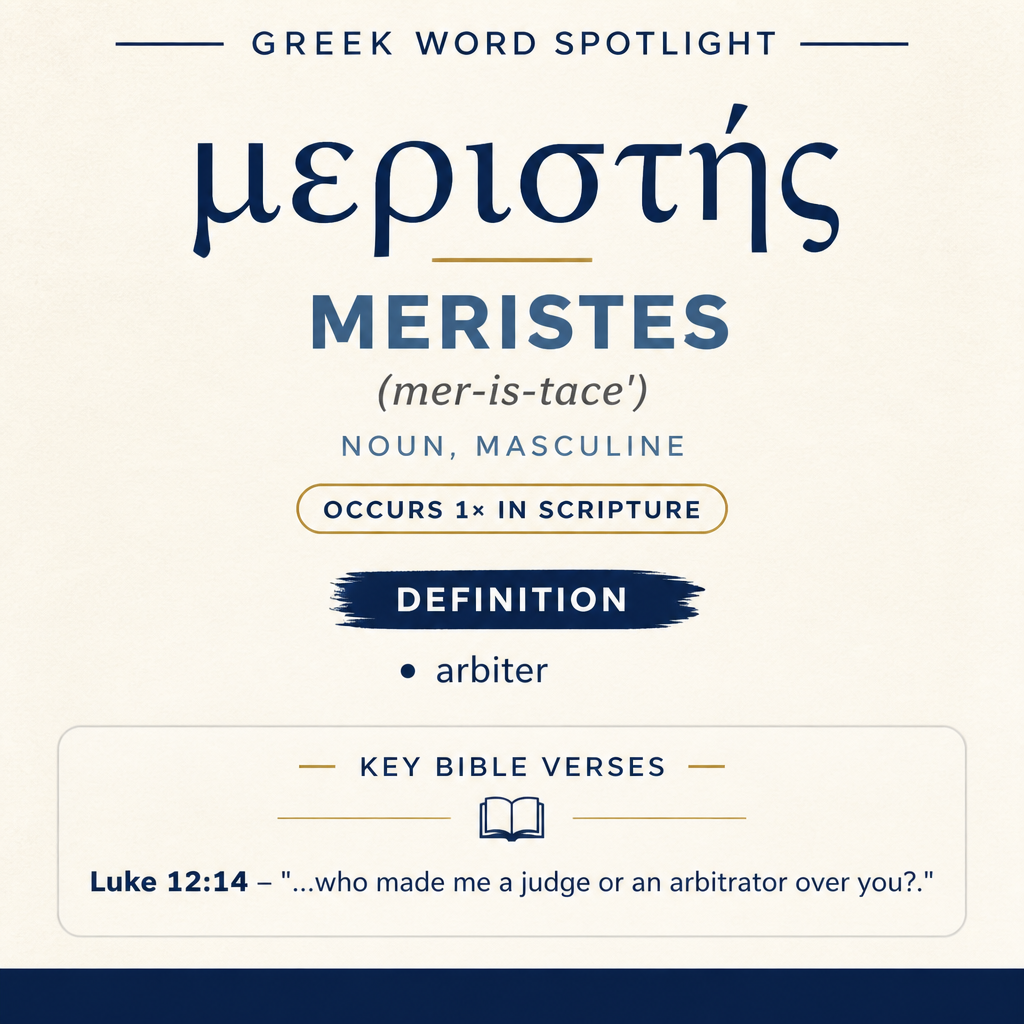 Exploring the Meaning of Meristes in Greek statistics