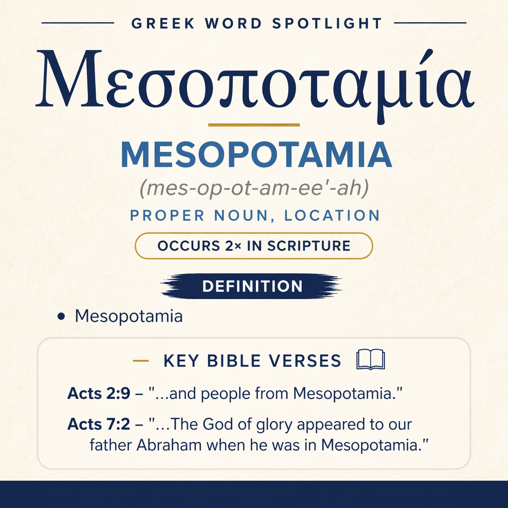 Exploring the Meaning of Mesopotamia in Greek statistics