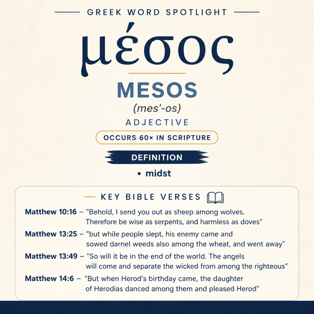 Exploring the Meaning of Mesos in Greek statistics