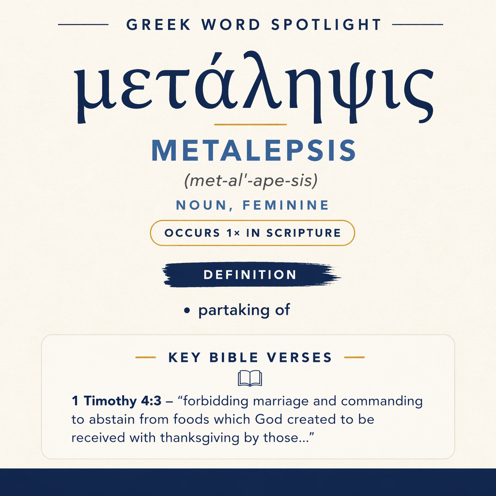 Exploring the Meaning of Metalepsis in Greek statistics